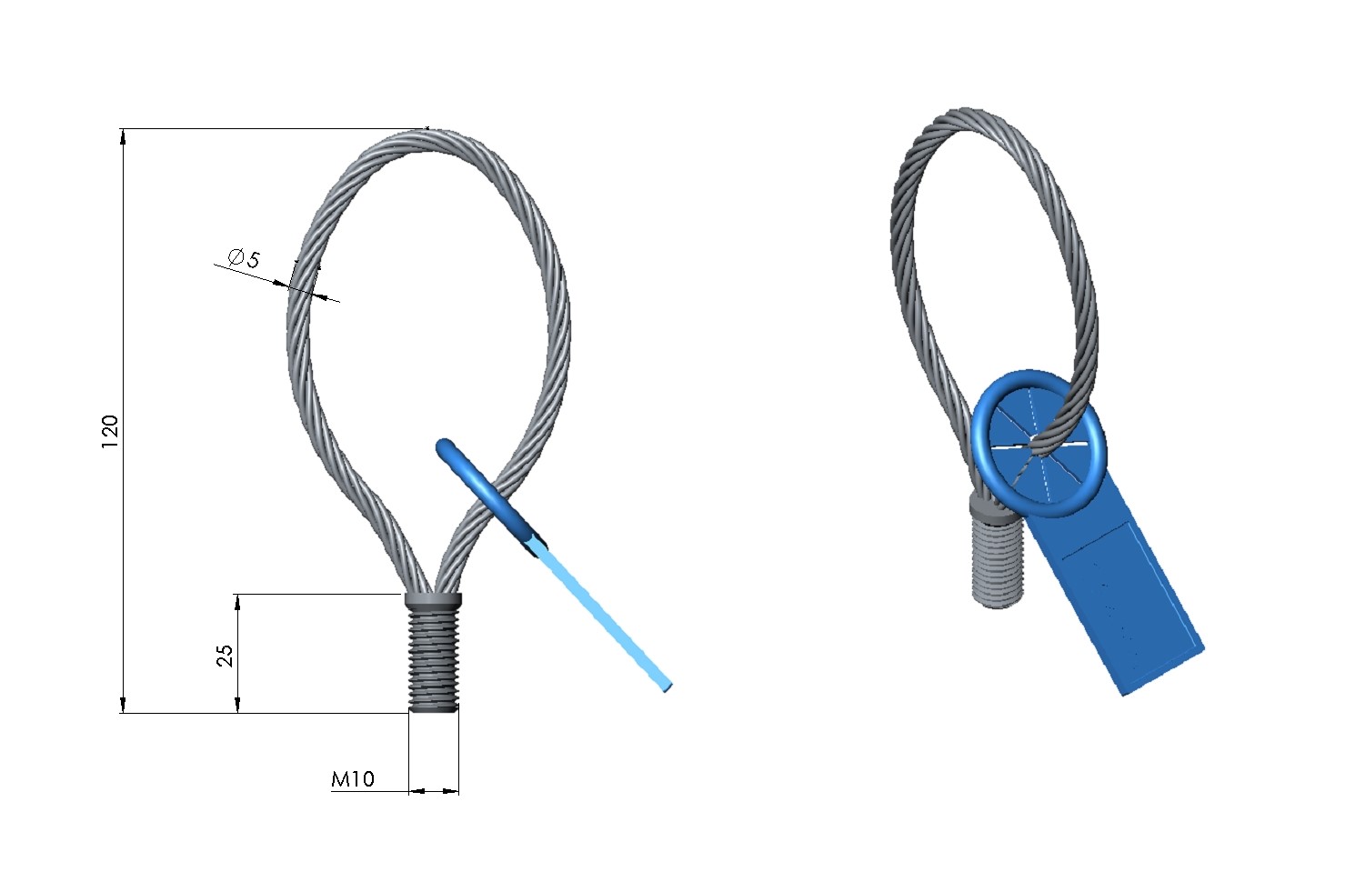 Lifting Loop technical drawing